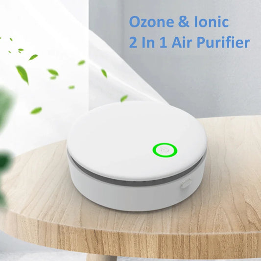 Portable Ozone & Ionic Air Purifier 2 in 1 Eliminate Odor